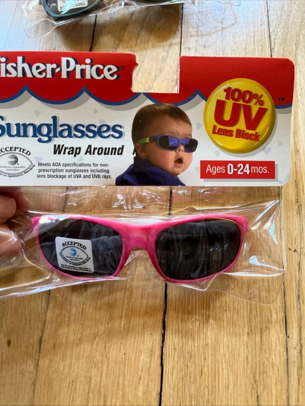 vintage 1994 NIP Fisher Price Sunglasses baby 0-24mo-(6) pairs $40each-see desc
